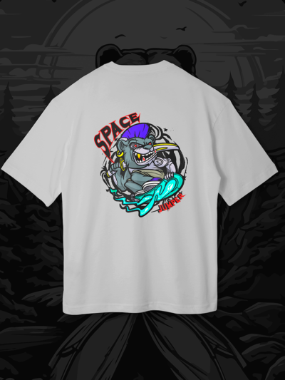 Camiseta - "Cyber Bear" | Oversized