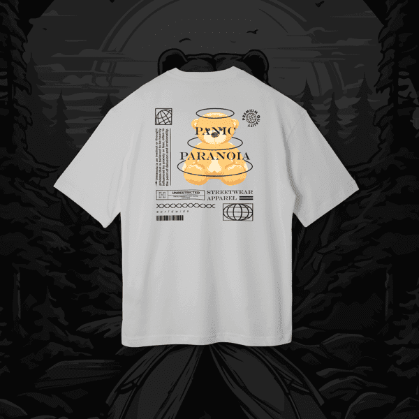 Camiseta - "Panic Paranoia Bear" | Oversized