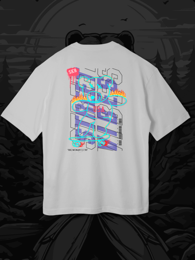 Camiseta - "Street Bear" | Oversized