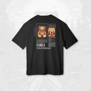 Camiseta - "X-Eyed Bear" | Oversized