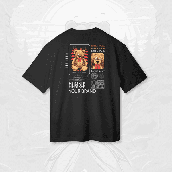 Camiseta - "X-Eyed Bear" | Oversized