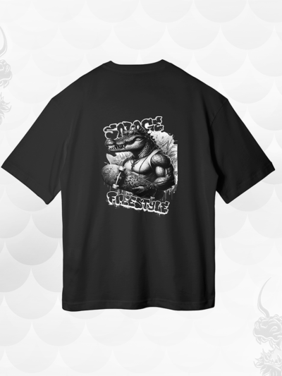 Camiseta - "Streetwise Reptile" | Oversized