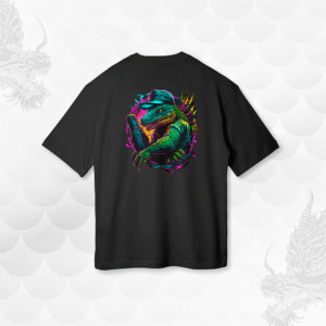 Camiseta - "Lizard Streetgun" | Oversized