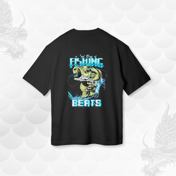 Camiseta - "Hooked Waters" | Oversized